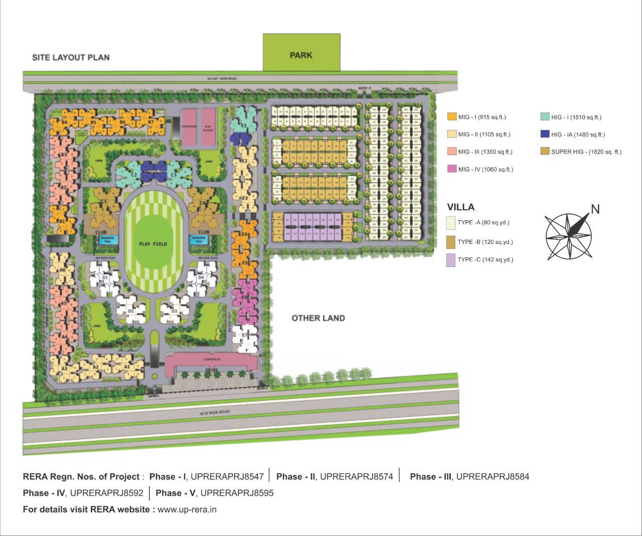 Panchsheel Greens II Site Master Plan