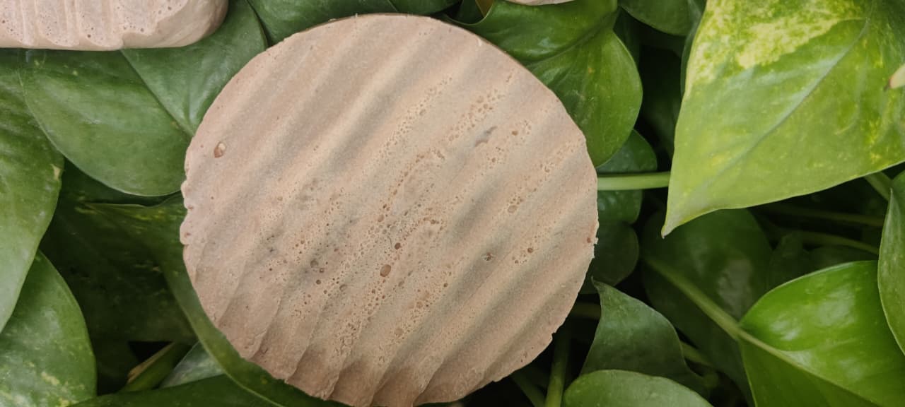 Grains & Glow Handmade Exfoliating Soap - Round