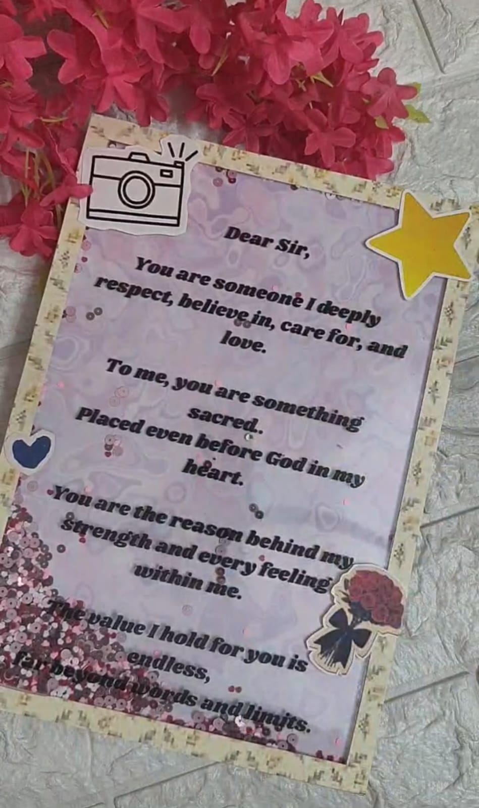 Shaker Greeting Card