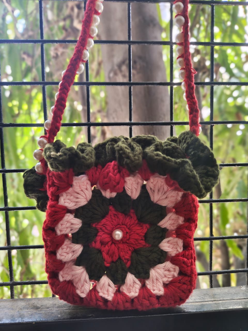Mini Crochet Sling Bag